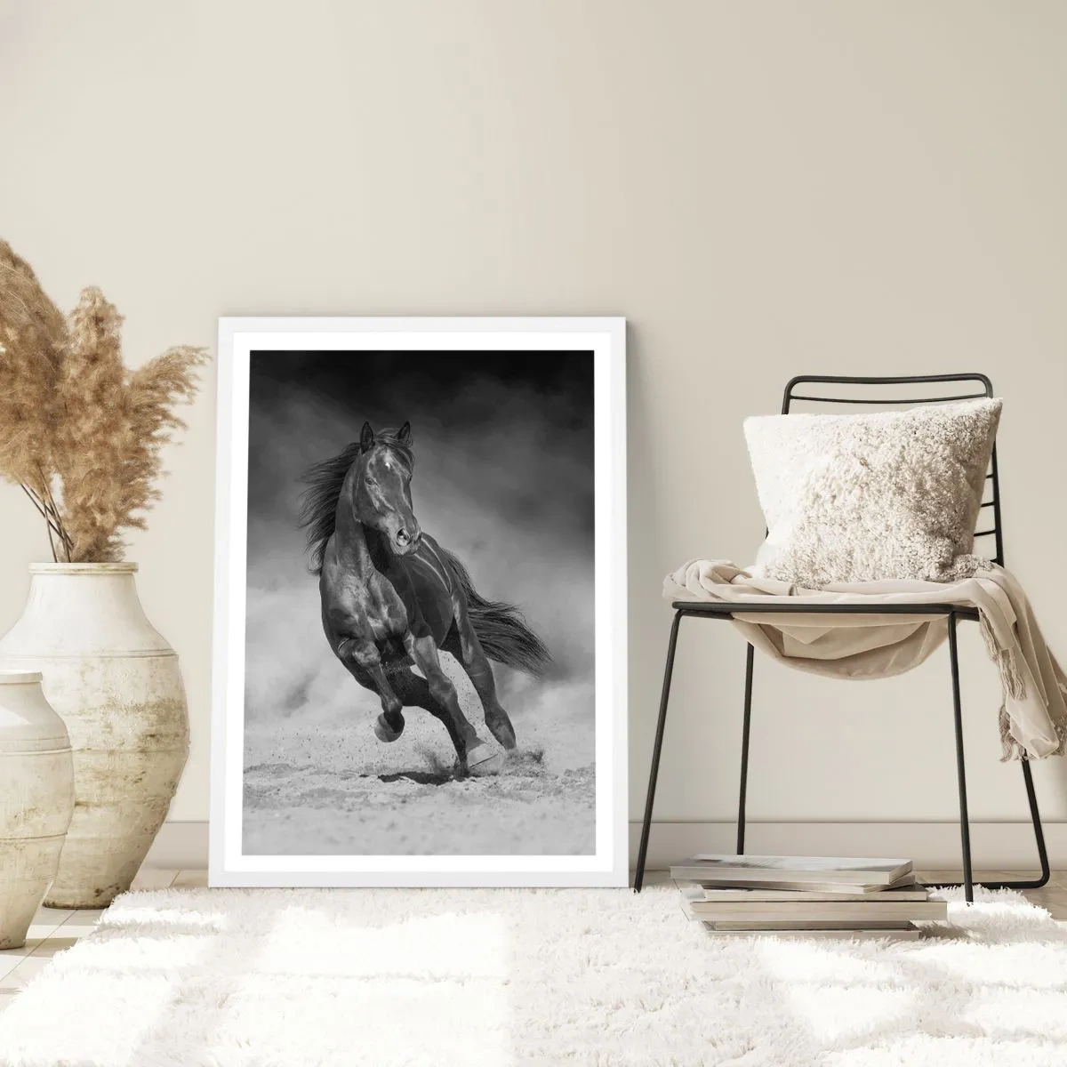 Affiche dans un cadre blanc - Poster - Digne de l'émir lui-même - 50x70 cm