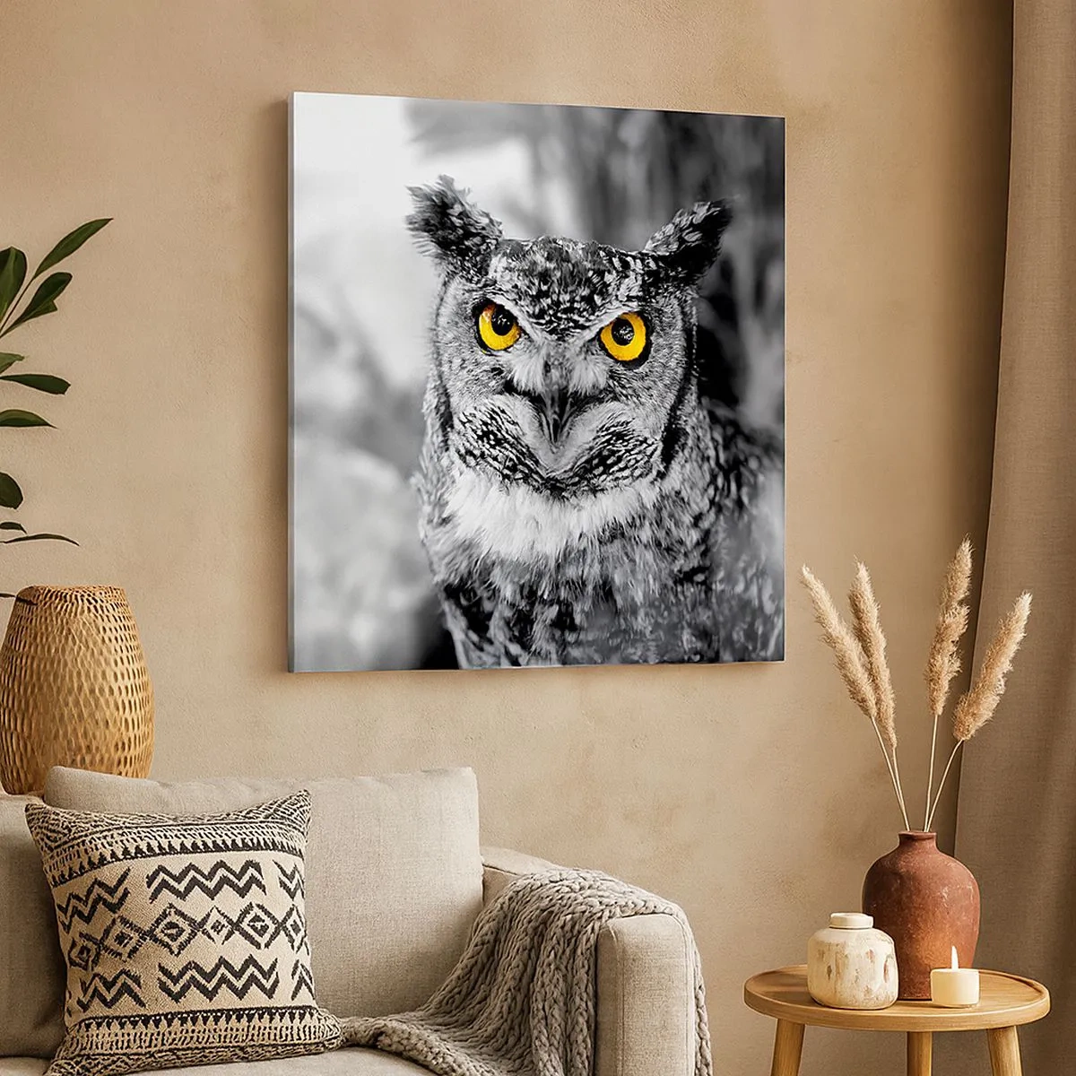 Impression sur toile - Image sur toile - Rien ne se cachera - 30x30 cm