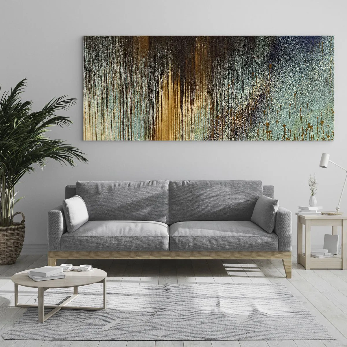 Impression sur verre - Image sur verre - Une composition de couleirs non fortuite - 90x30 cm