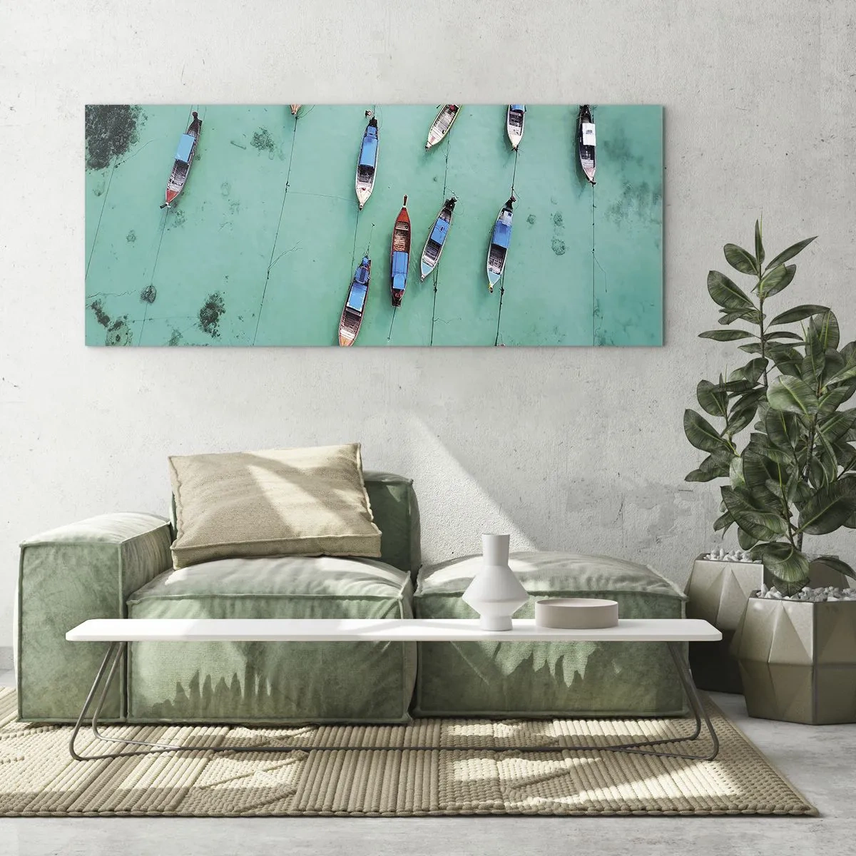 Impression sur verre - Image sur verre - Dans une attente jouyeuse - 100x40 cm
