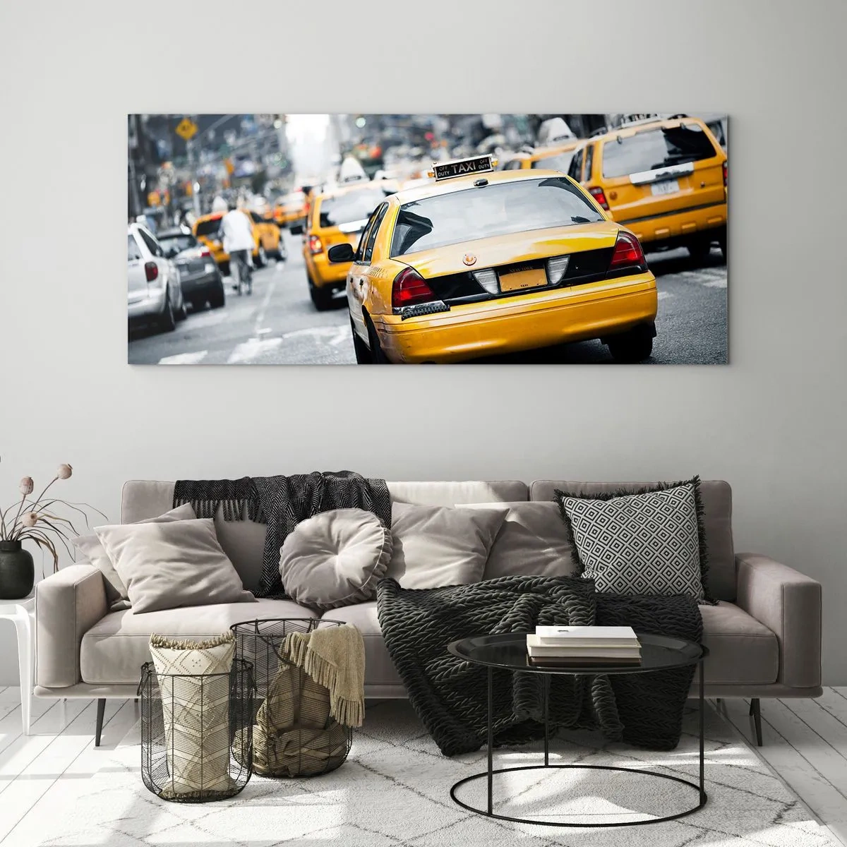 Impression sur verre - Image sur verre - Seulement dans cette ville - 100x40 cm