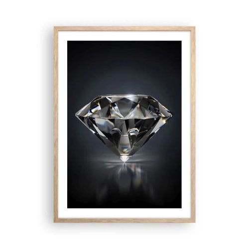 Affiche dans un chêne clair - Poster - La meilleure amie - 50x70 cm