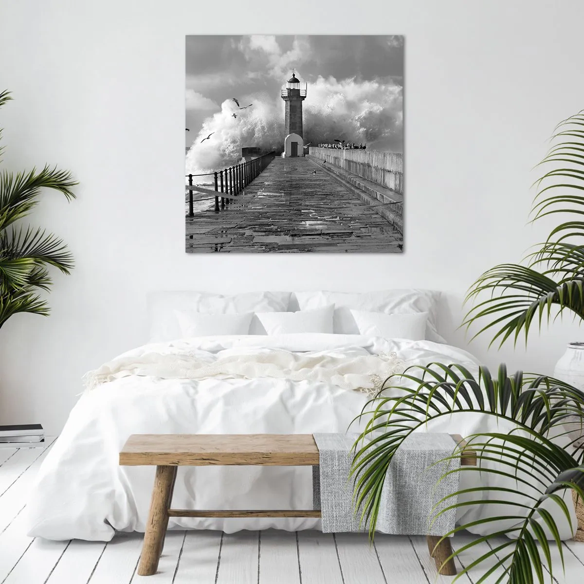 Impression sur toile - Image sur toile - Sans peur - 50x50 cm