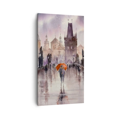 Impression sur toile - Image sur toile - Les gens ne changent pas - 45x80 cm