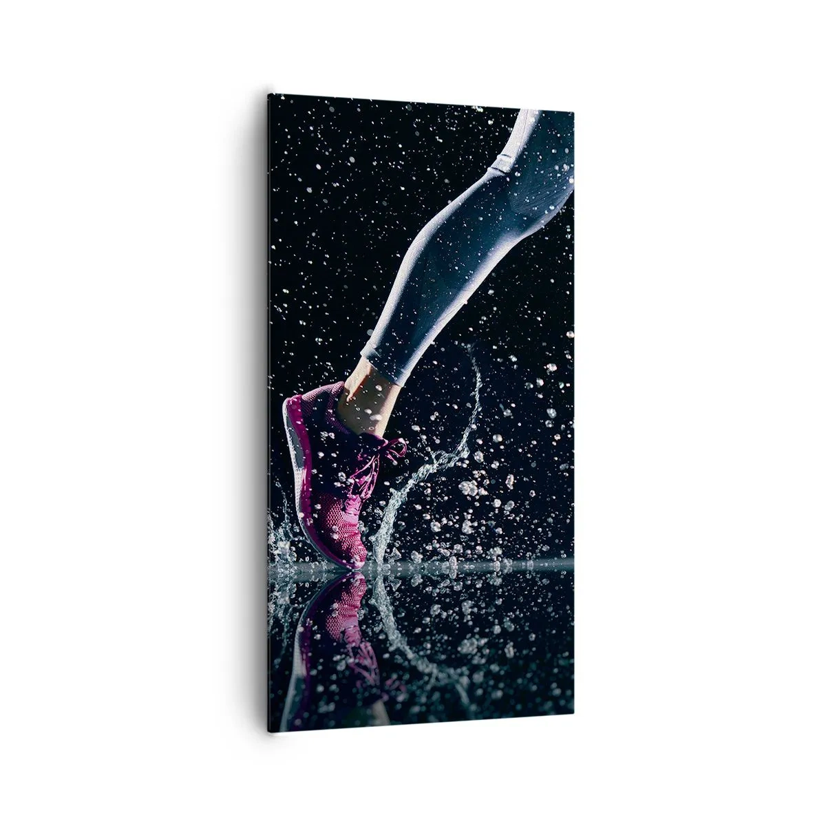 Impression sur toile - Image sur toile - Combien de force dans les jambes - 65x120 cm