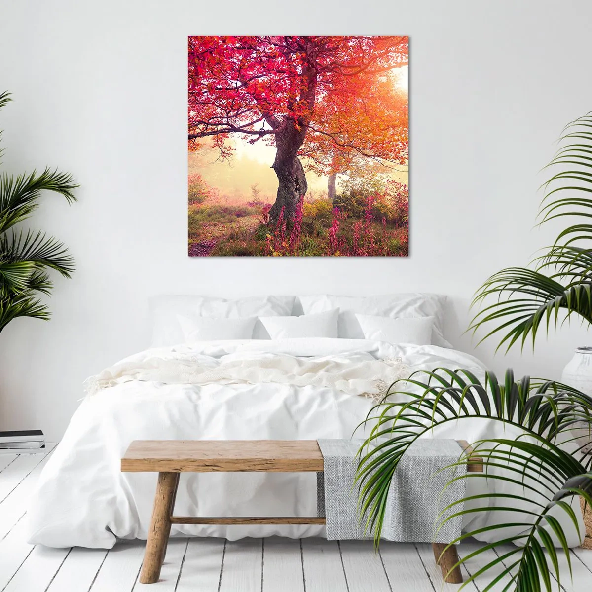 Impression sur toile - Image sur toile - Frénésie de floraison - 50x50 cm