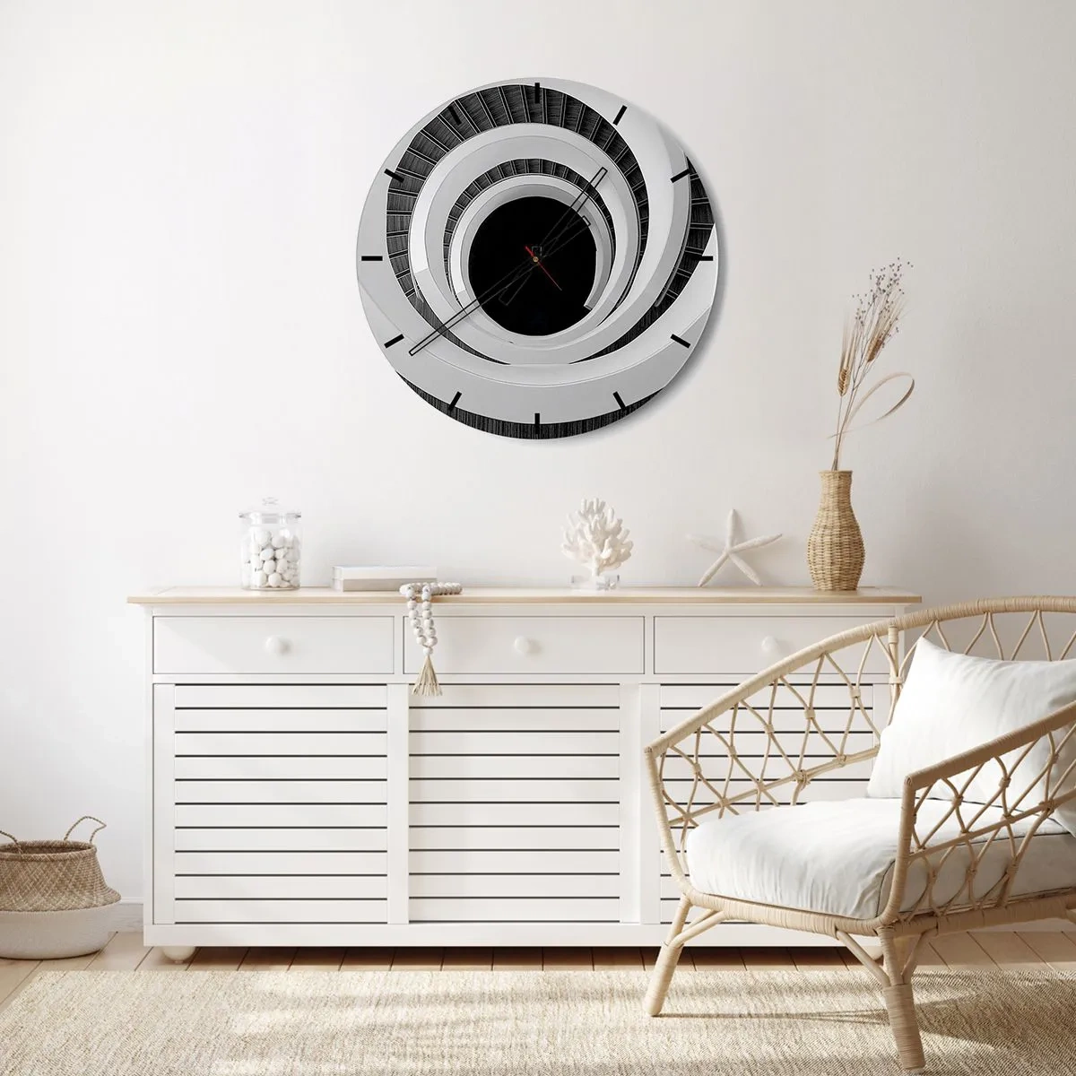 Horloge murale - Pendule murale - Les choses concrêtes - 40x40 cm