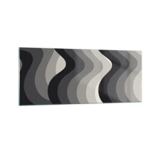 Impression sur verre - Image sur verre - Vague après vague - 100x40 cm