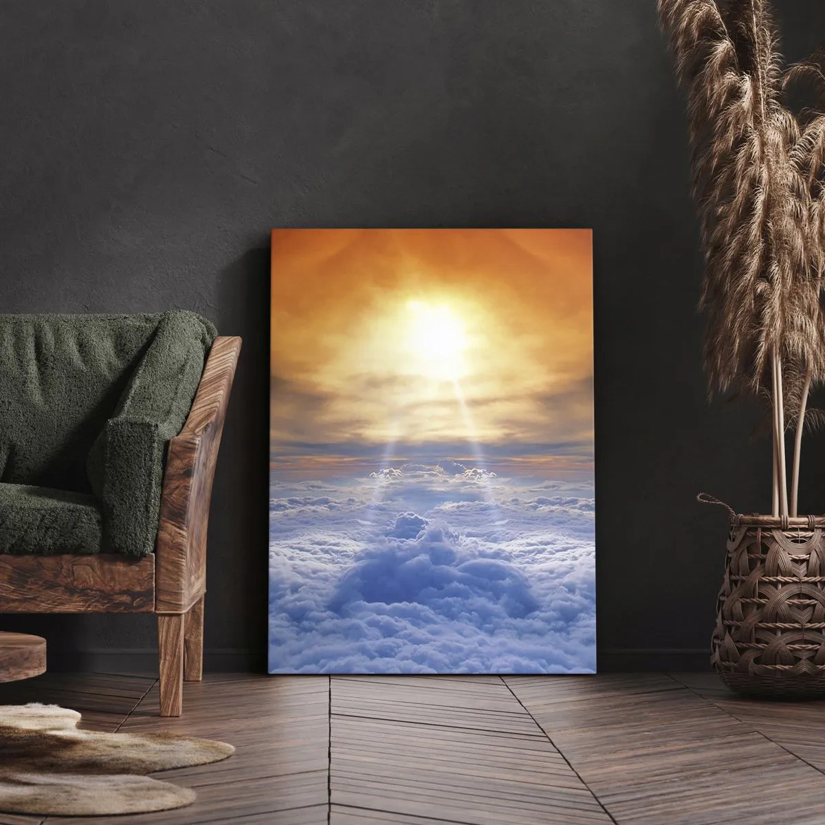 Impression sur toile - Image sur toile - Paysage mystique - 45x80 cm
