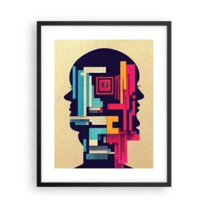 Affiche dans un cadre noir - Poster - De nouvelles obligations - 40x50 cm