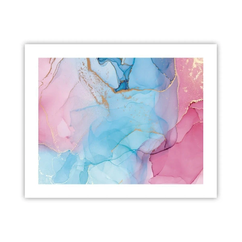 Affiche - Poster - Rencontre et mélange - 50x40 cm