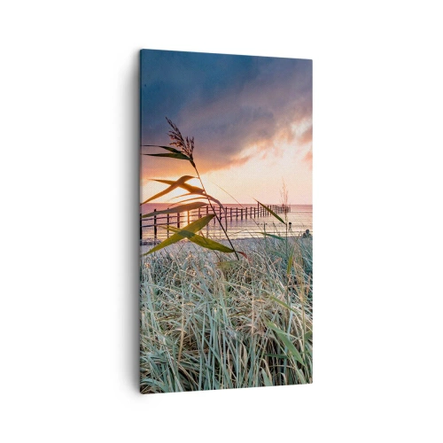 Impression sur toile - Image sur toile - Ça ne passe pas avec le vent - 45x80 cm