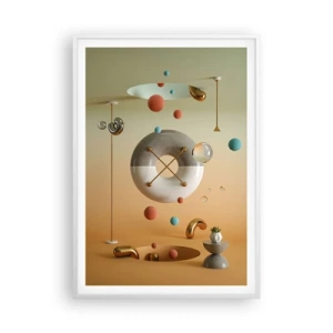 Affiche dans un cadre blanc - Poster - Tout peut arriver - 70x100 cm