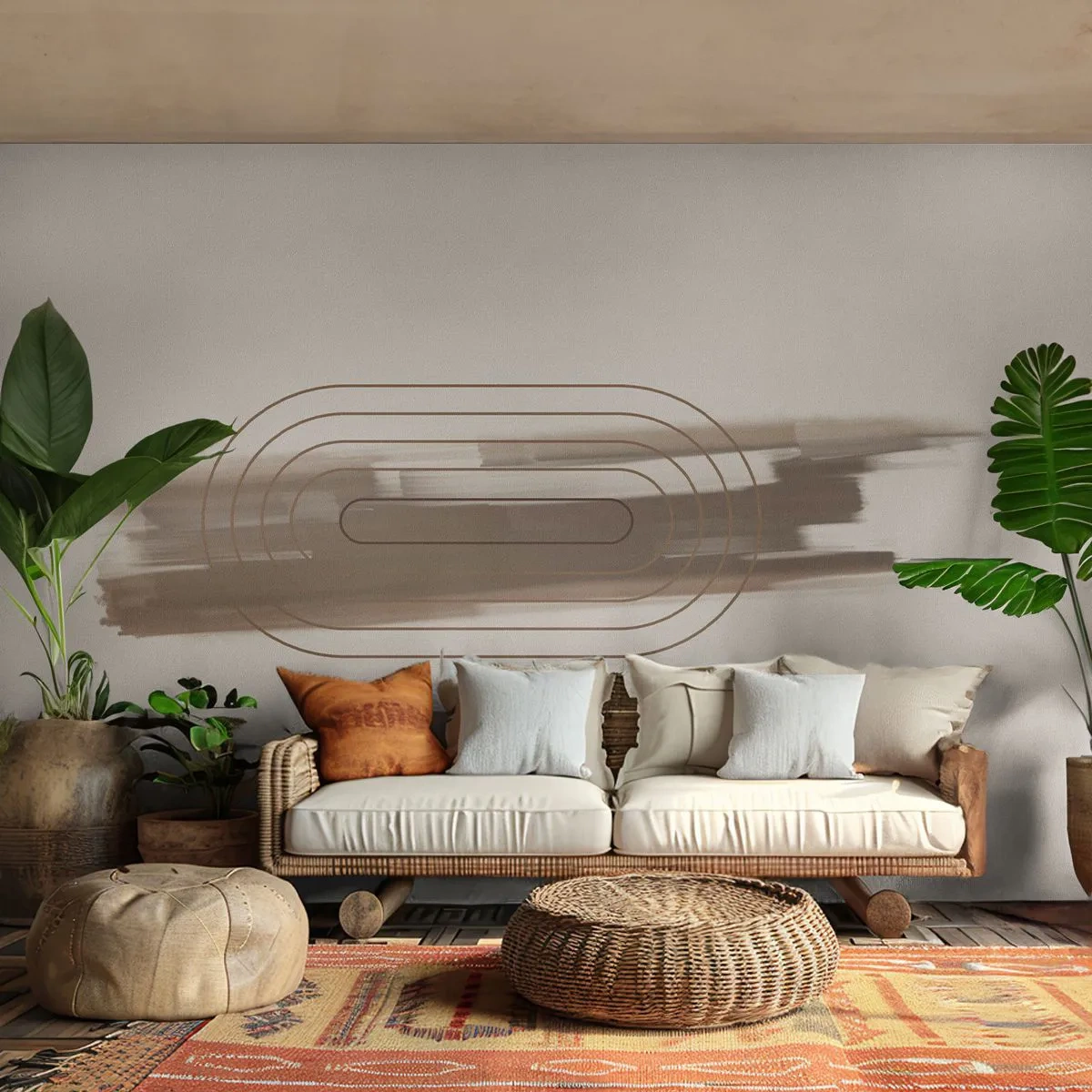 Papier Peint Photo Premium Sand - Parfum de gris - Abstraction, Morceau, Art moderne - 300x210 cm