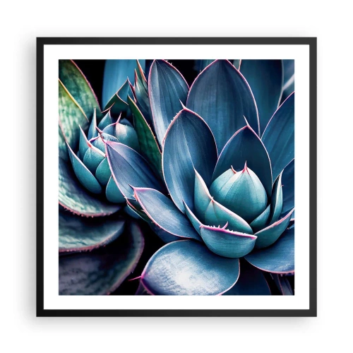 Affiche dans un cadre noir - Poster - Force vital - 60x60 cm