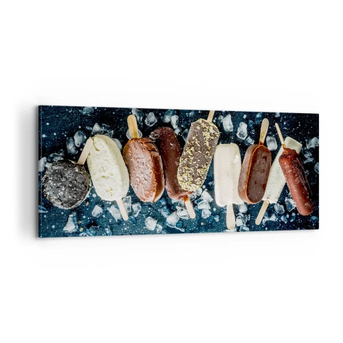 Impression sur toile - Image sur toile - Le goût de l'été chaud - 100x40 cm