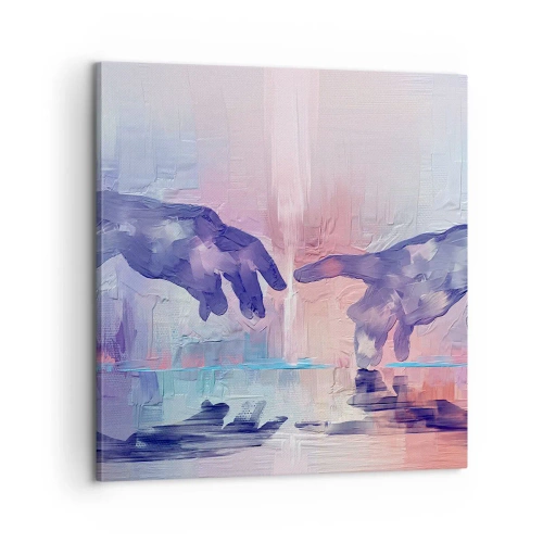 Impression sur toile - Image sur toile - Divine étincelle de vie - 60x60 cm