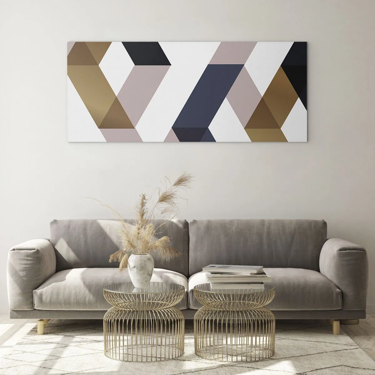 Impression sur verre - Image sur verre - Plats et angles - 100x40 cm