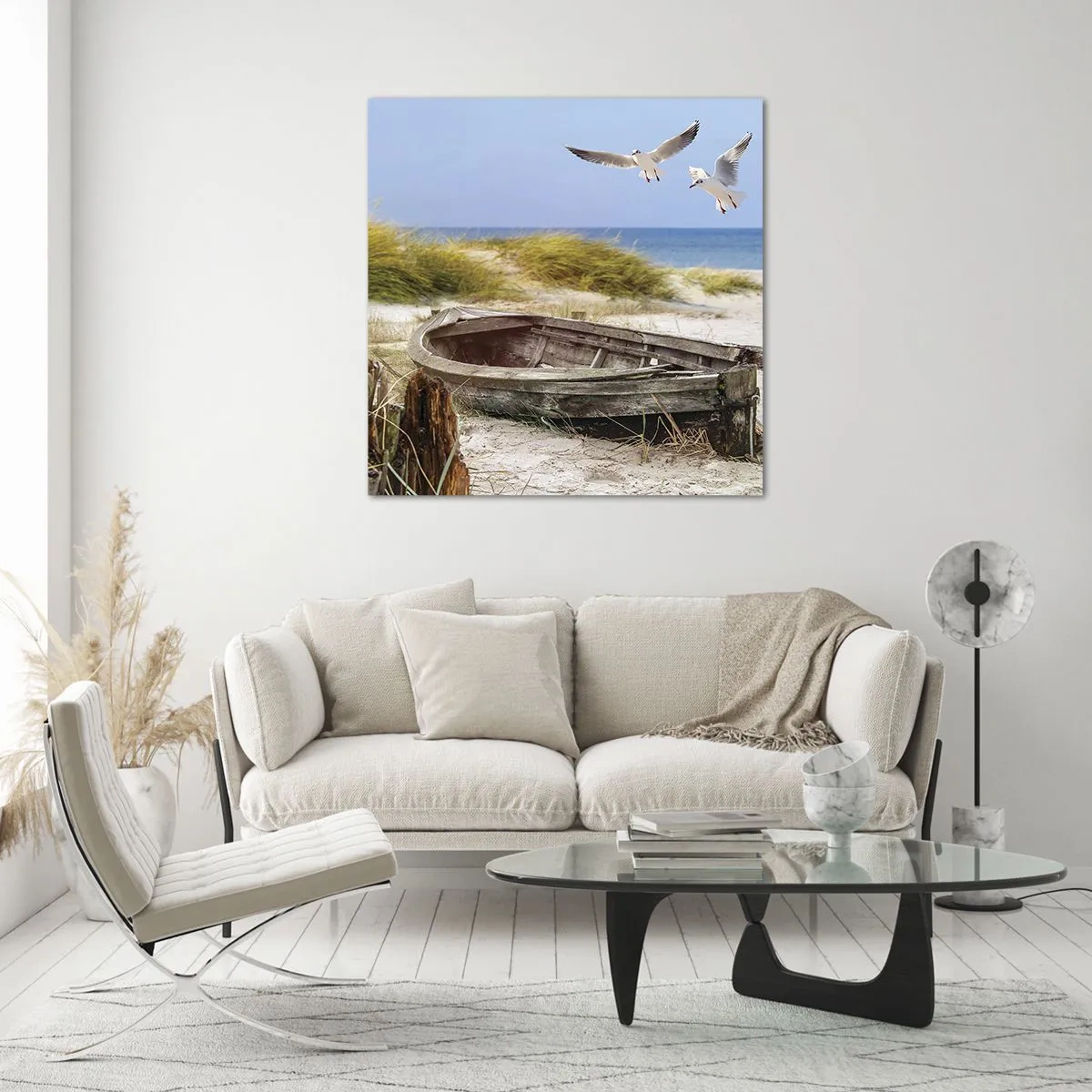 Impression sur verre - Image sur verre - Bain de vent - 70x70 cm