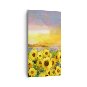 Impression sur toile - Image sur toile - Le soleil lui-même est descendu sur terre - 55x100 cm