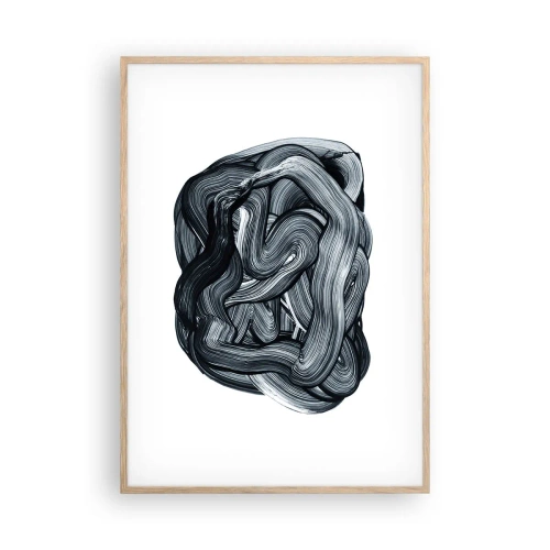 Affiche dans un chêne clair - Poster - Ce n'est pas si simple - 70x100 cm