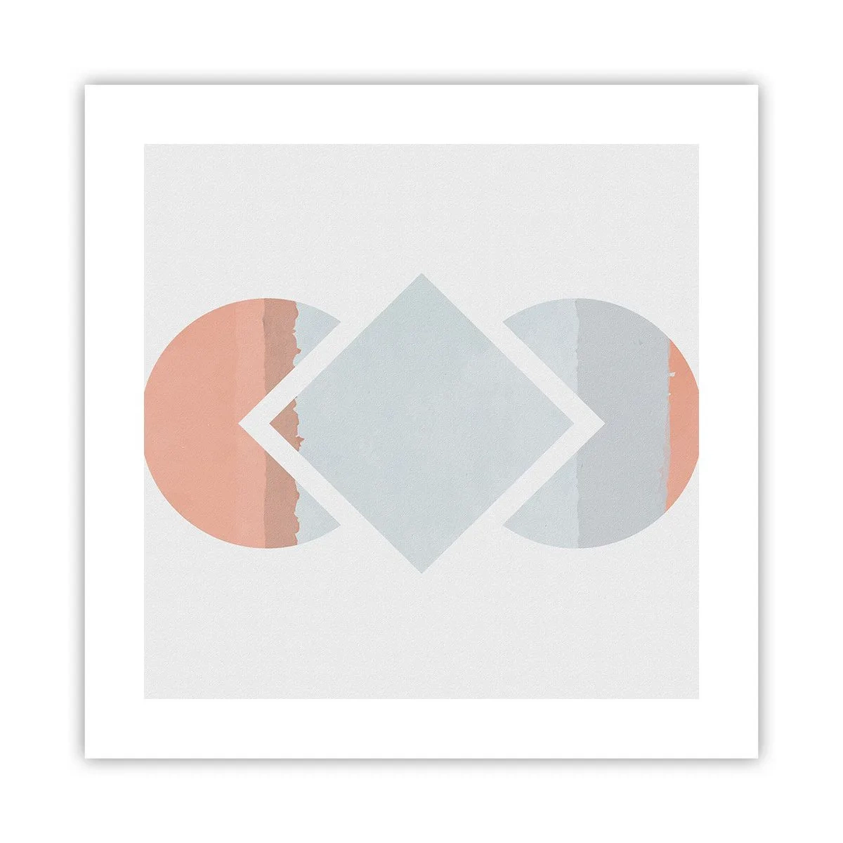 Affiche - Poster - La situation est clair - 40x40 cm