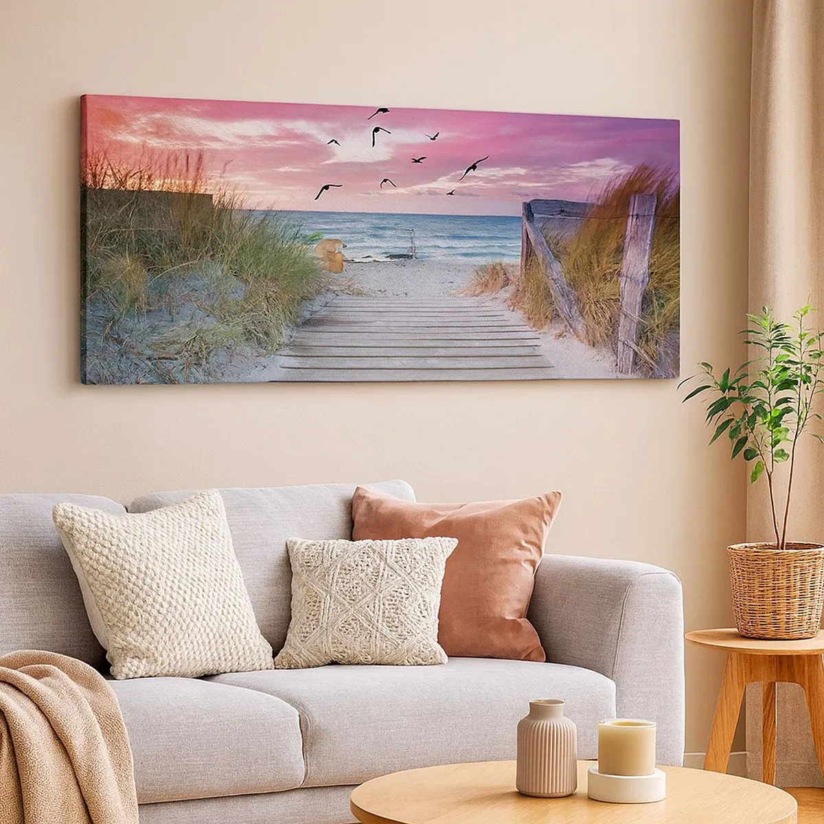 Impression sur toile - Image sur toile - Impression de la Baltique - 100x40 cm