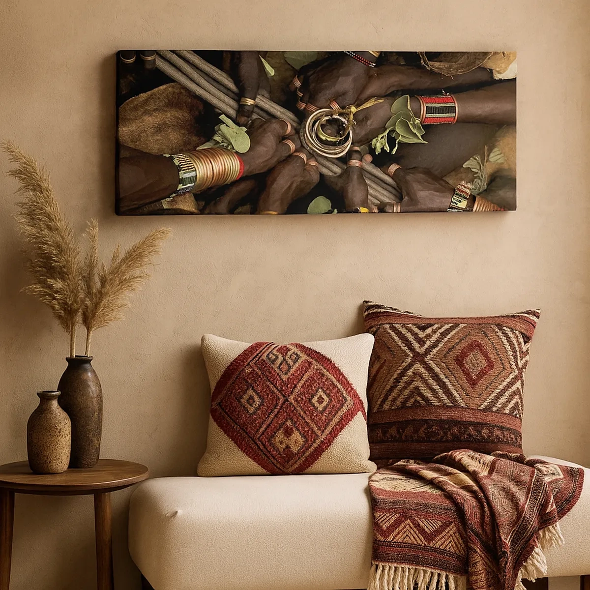 Impression sur toile - Image sur toile - Nous sommes ensemble - 30x30 cm