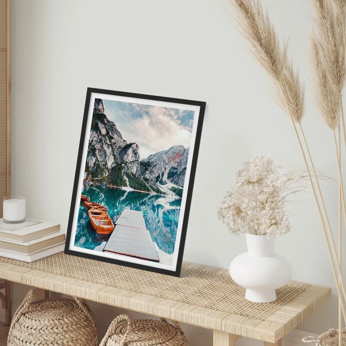 Affiche dans un cadre noir - Poster - On va te montrer la beauté - 30x40 cm