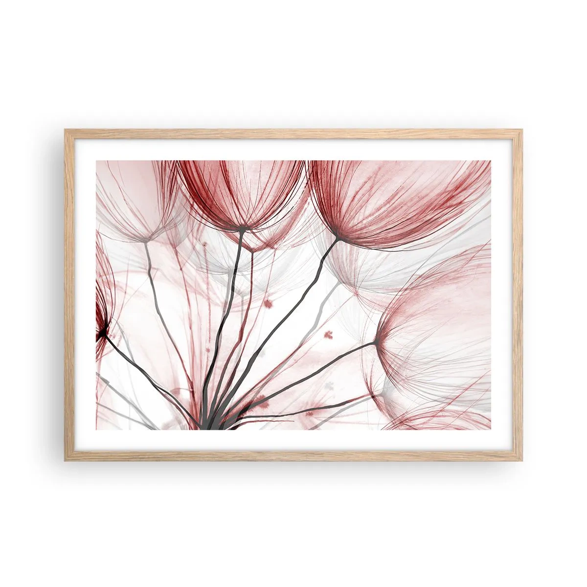 Affiche dans un chêne clair - Poster - Avant le départ - 70x50 cm