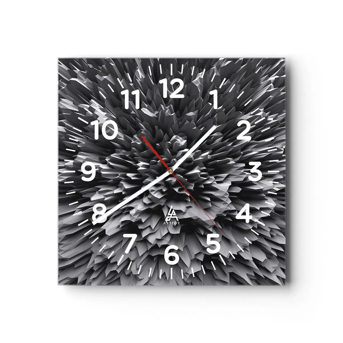 Horloge murale - Pendule murale - Ça ne peut pas être plus dur que ça - 40x40 cm