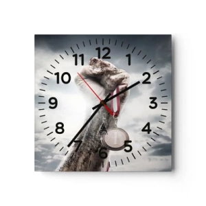 Horloge murale - Pendule murale - Per aspera ad astra - 30x30 cm