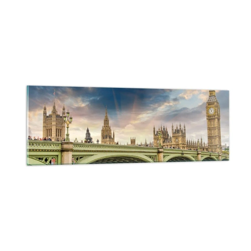 Impression sur verre - Image sur verre - Le temps s'est arrêté dans l'Empire - 90x30 cm