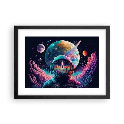 Affiche dans un cadre noir - Poster - Les philosophes n'en ont pas rêvé - 40x30 cm