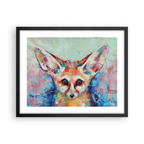 Affiche dans un cadre noir - Poster - Etes-vous prêts pour moi? - 50x40 cm