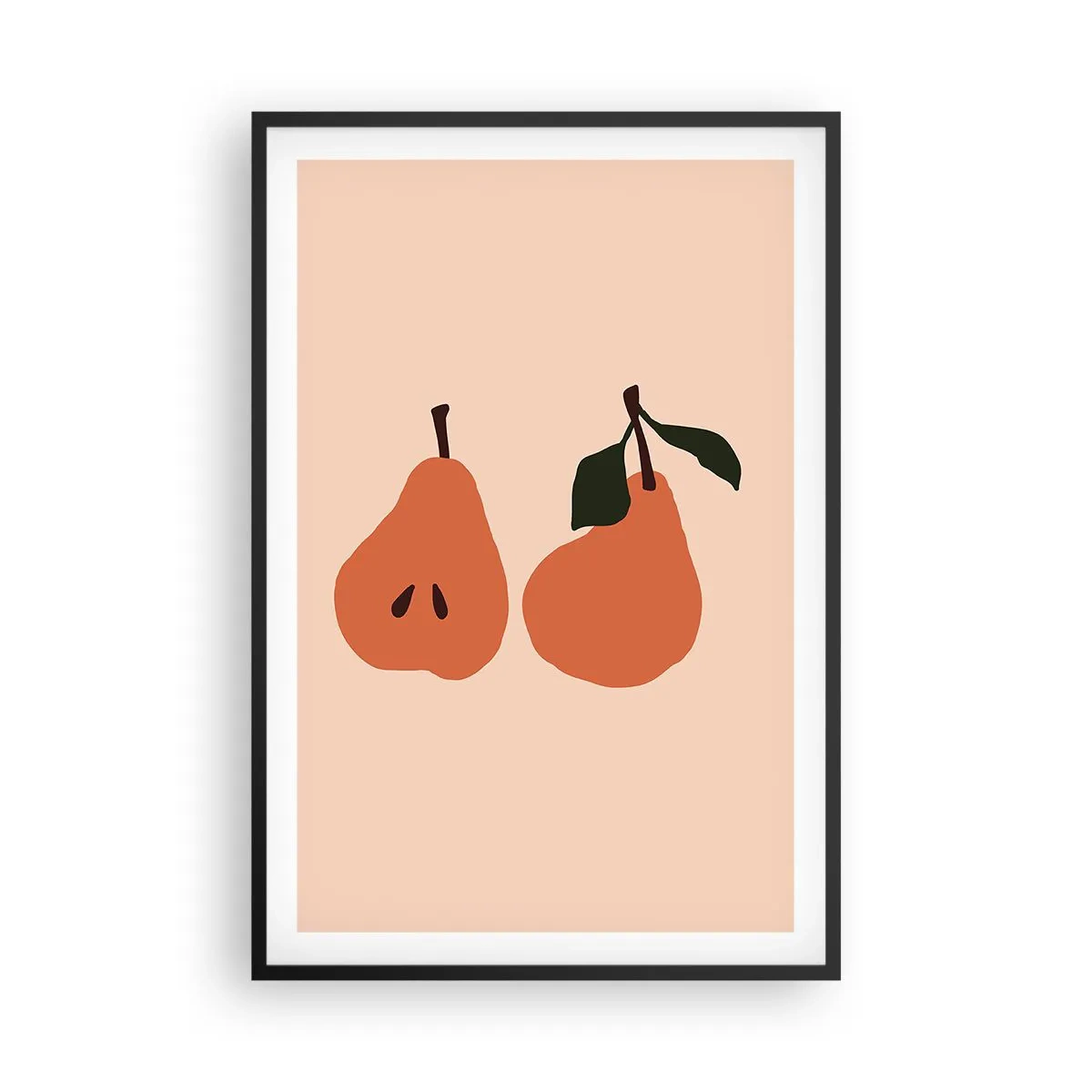 Affiche dans un cadre noir - Poster - La douceur elle-même - 61x91 cm