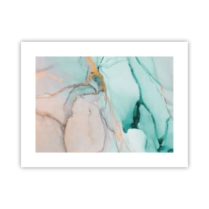 Affiche - Poster - Danse des formes et des couleurs - 40x30 cm