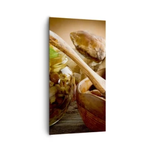 Impression sur toile - Image sur toile - Que ce soit frais ou salé, ou en automne... - 65x120 cm