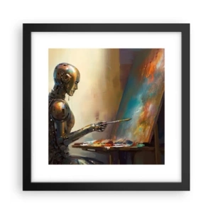 Affiche dans un cadre noir - Poster - L'art du futur - 30x30 cm