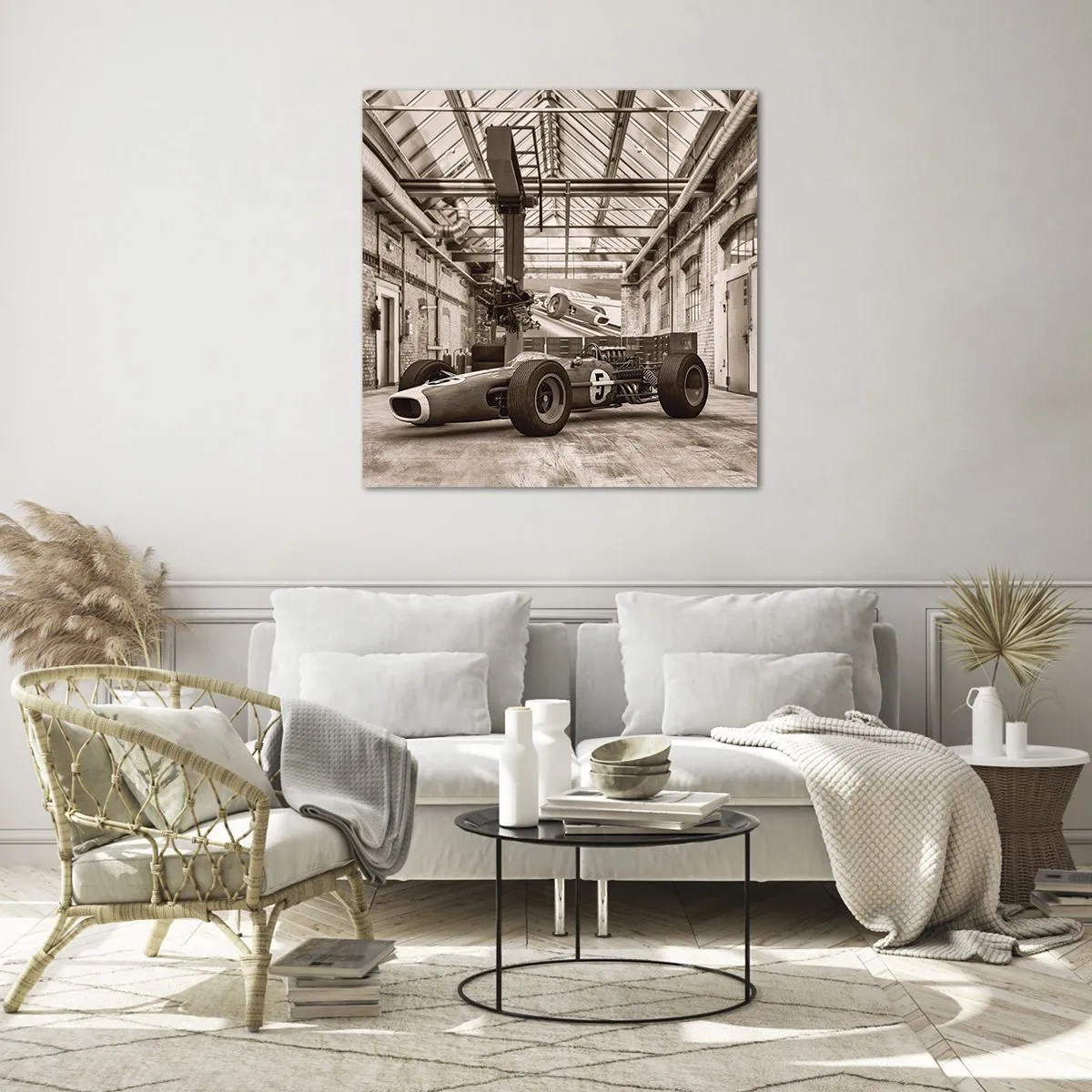 Impression sur verre - Image sur verre - Le repos du guerrier - 40x40 cm