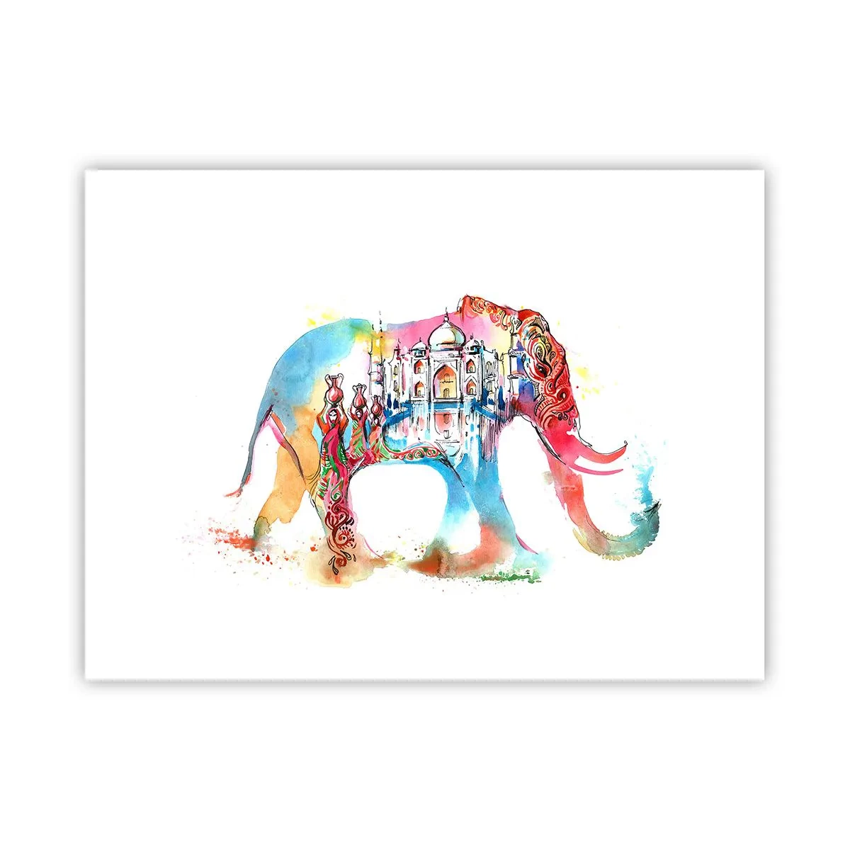 Affiche - Poster - Inde - l'aura de l'amour - 40x30 cm