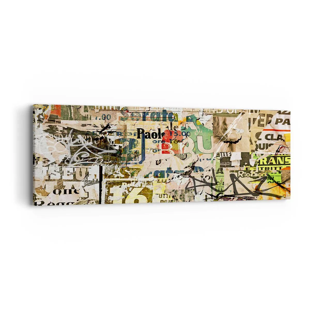 Impression sur toile - Image sur toile - Oh, il se passe quelque chose... - 90x30 cm