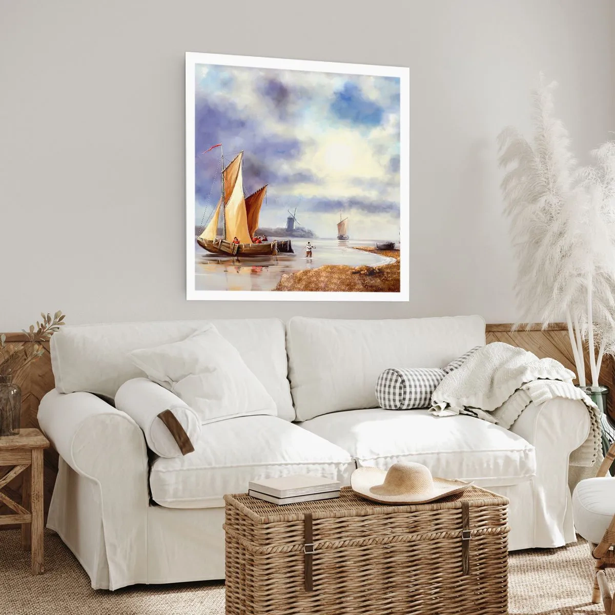 Affiche - Poster - Retour de marin - 50x50 cm