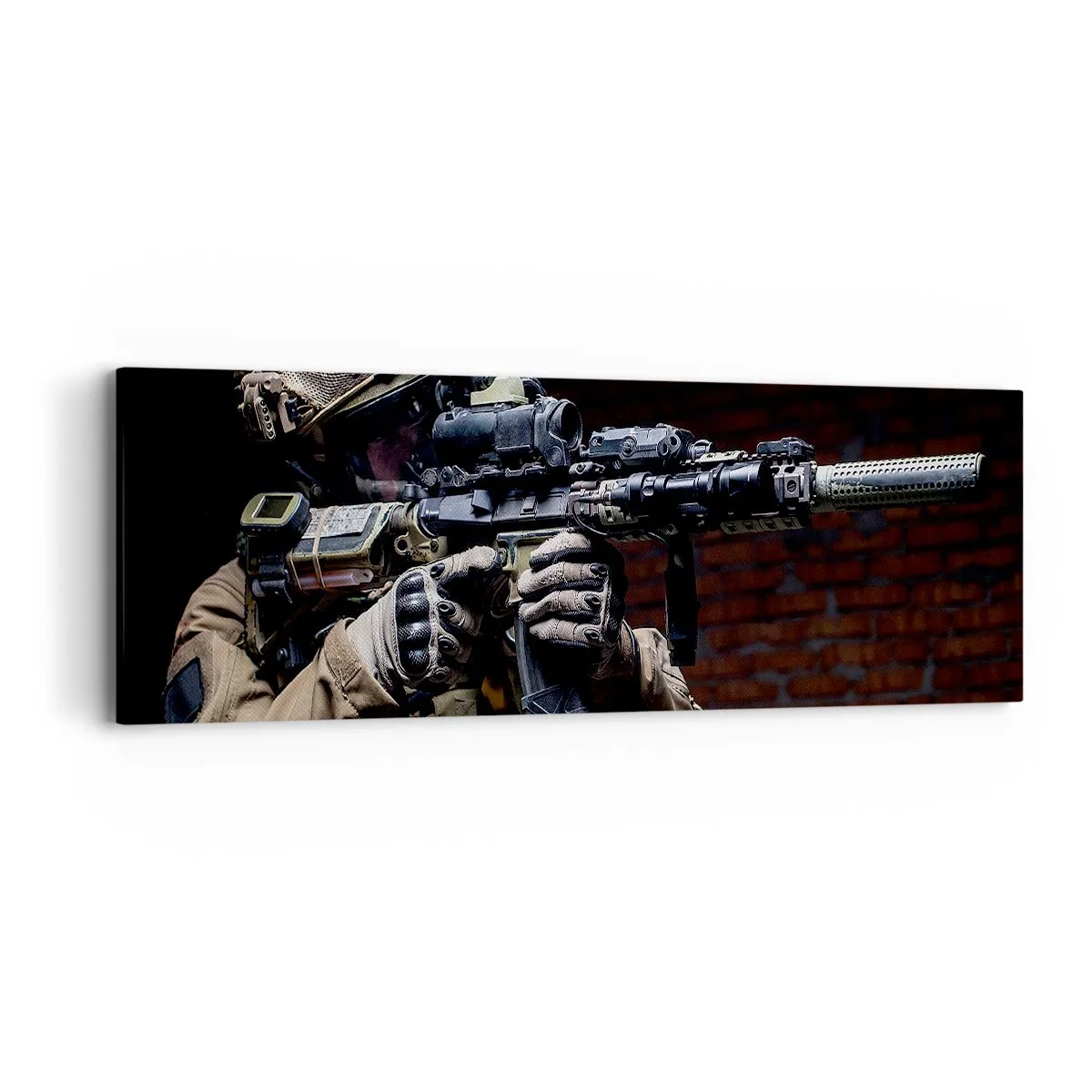 Impression sur toile - Image sur toile - Meurtrier efficace - 90x30 cm