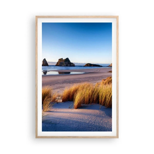 Affiche dans un chêne clair - Poster - Pour les chercheurs de paix - 61x91 cm