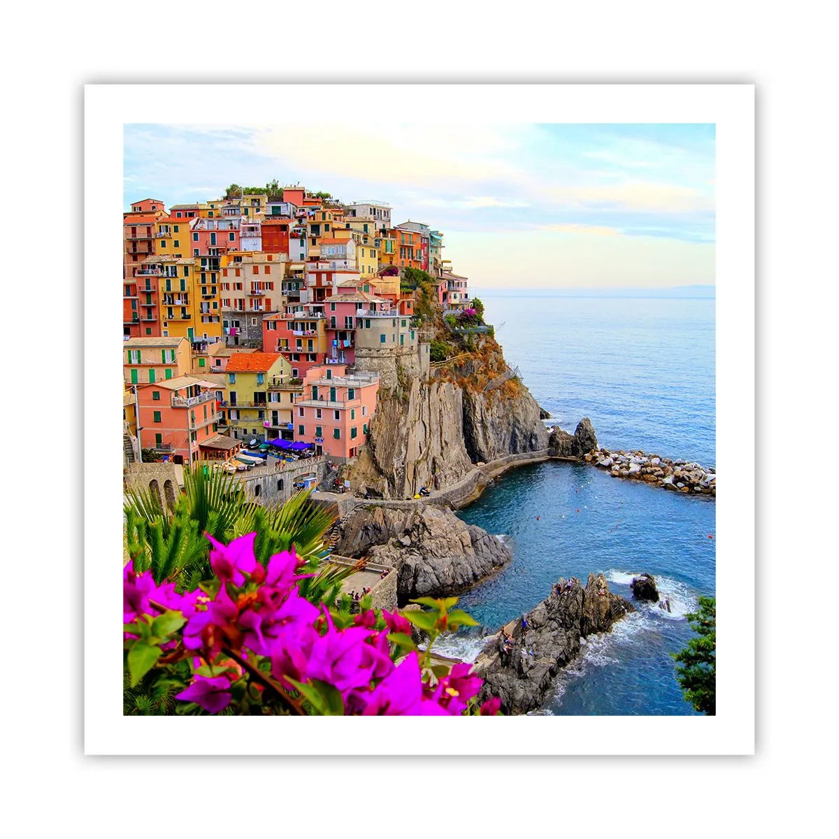 Affiche - Poster - La ville qui rit - 60x60 cm