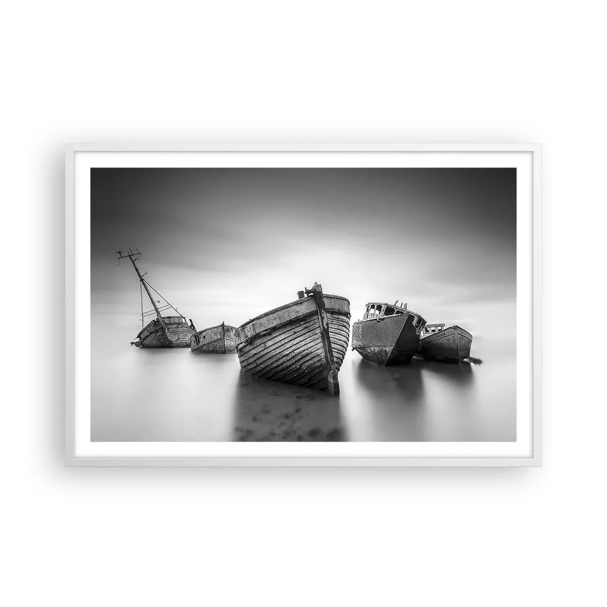 Affiche dans un cadre blanc - Poster - Cùest déjà un souvenir... - 91x61 cm