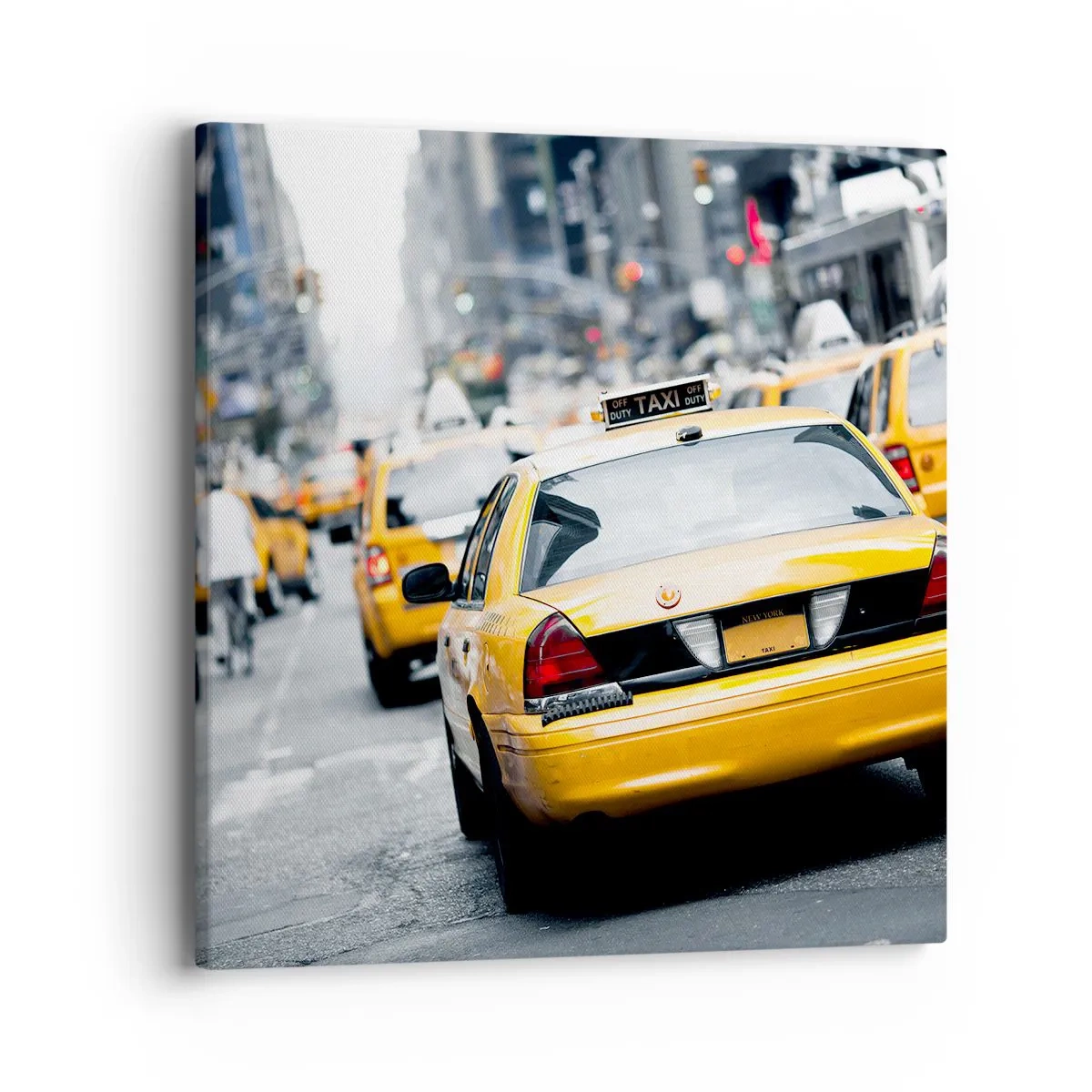 Impression sur toile - Image sur toile - Seulement dans cette ville - 40x40 cm