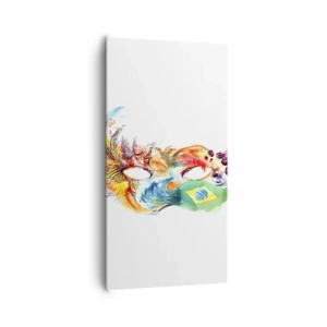 Impression sur toile - Image sur toile - Le Brésil accueille la samba - 65x120 cm