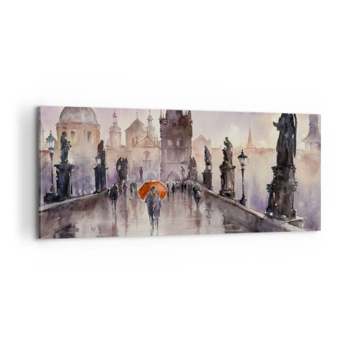 Impression sur toile - Image sur toile - Les gens ne changent pas - 100x40 cm